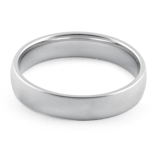 Sterling Silver Wedding Band 4mm