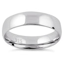 Sterling Silver Wedding Band 5mm