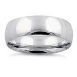 Sterling Silver Wedding Band 6mm