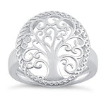 Sterling Silver Whimsic Tree of Life Ring