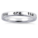 Sterling Silver "You are the joy in my heart" Ring