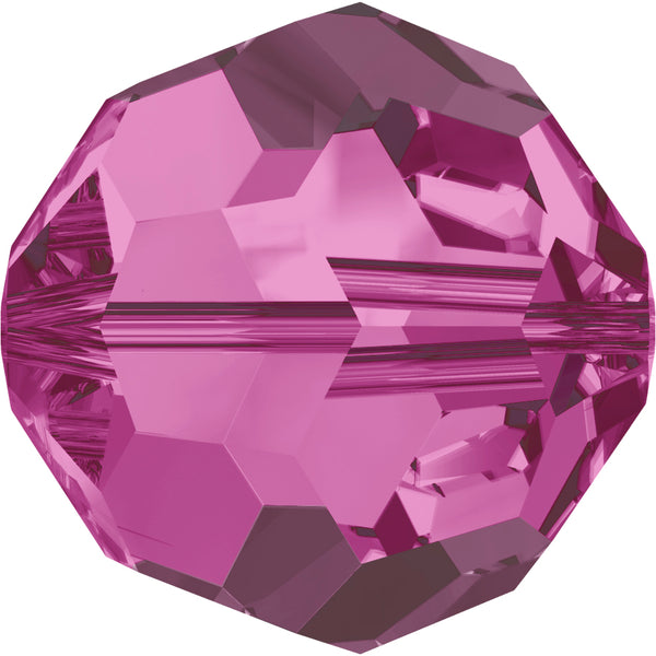 Swarovski Beads 5000 Round, 2MM, Fuchsia - Pack of 25