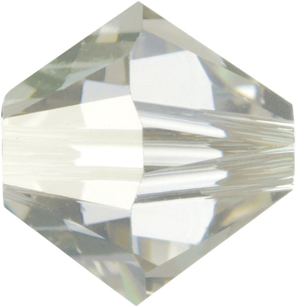 Swarovski Beads 5328 Bicone, 4MM, Crystal Silver Shade - Pack of 25