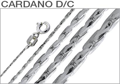 Sterling Silver Rhodium Plated Cardano D/C Chains