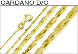 Sterling Silver Gold Plated Cardano D/C Chains