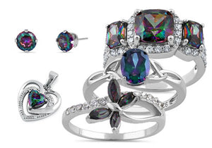 Mystic Rainbow CZ Jewelry