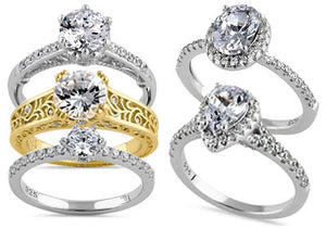 Fake Diamond Rings