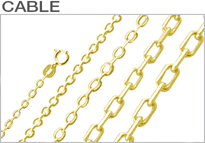 Sterling Gold Plated Silver Chains for Sale | Gold Plated Silver Chain