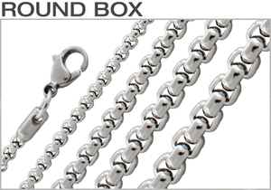 Stainless Steel Round Box Chains