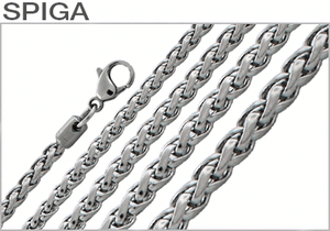 Stainless Steel Spiga Chains