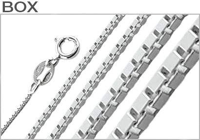 Sterling Silver Chains - Box, Snake, Bead, Rope - 70% Off