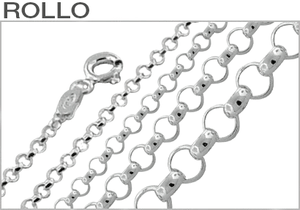 Sterling Silver Rollo Chains