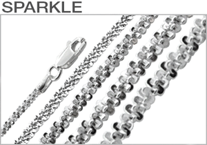 Sterling Silver Sparkle Chain