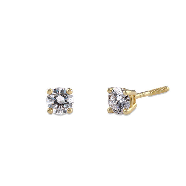 14K Gold 2/3 ct. tw. Lab Grown Diamond Earrings