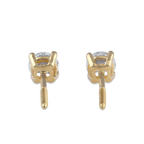 14K Gold 2/3 ct. tw. Lab Grown Diamond Earrings