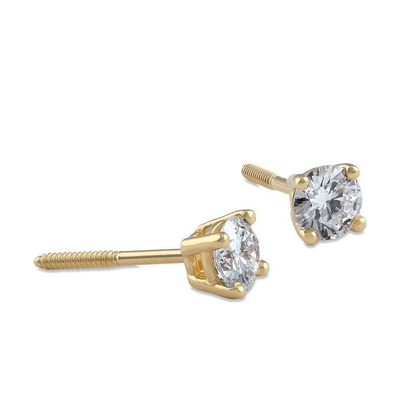 14K Gold 1.00 ct. tw. Lab Grown Diamond Earrings