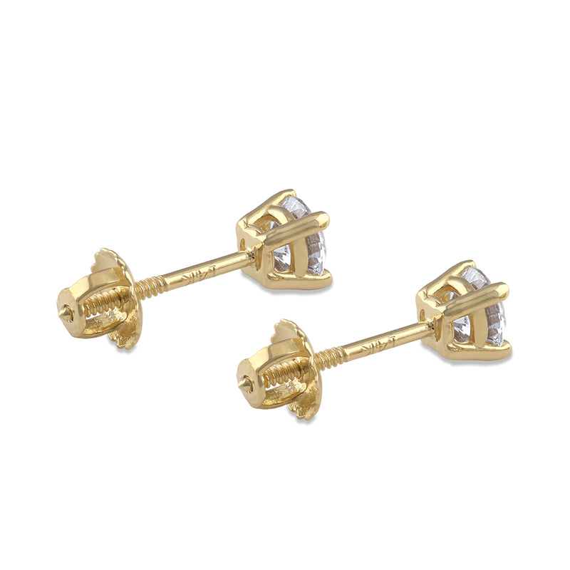 14K Gold 1.00 ct. tw. Lab Grown Diamond Earrings