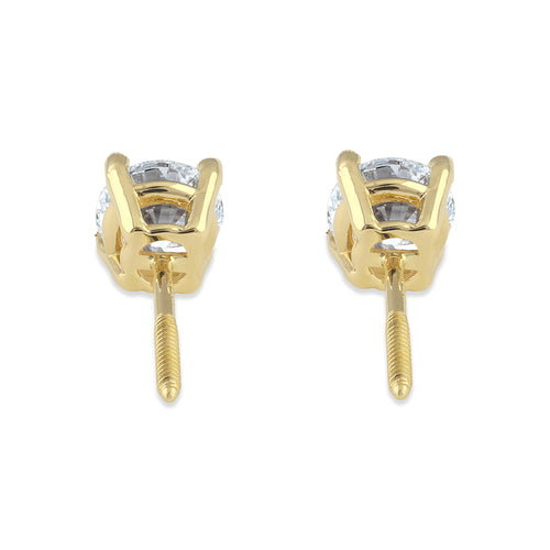 14K Gold 1 1/2 ct. tw. Lab Grown Diamond Earrings