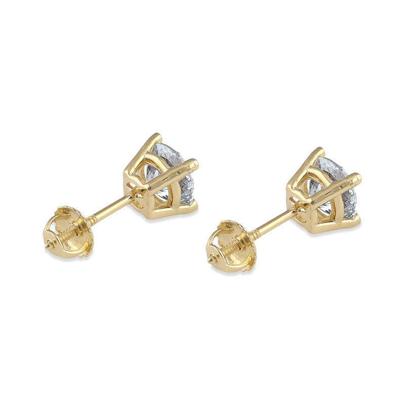 14K Gold 2.00 ct. tw. Lab Grown Diamond Earrings