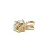 14K Gold 1/2 ct. Lab Grown Diamond Pendant