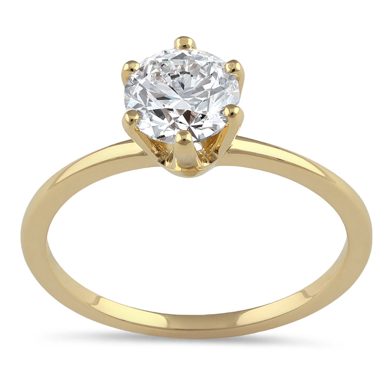 14K Gold 1.00 ct. Lab Grown Diamond Ring