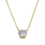 14K Gold 1 1/2 ct. Lab Grown Diamond Necklace