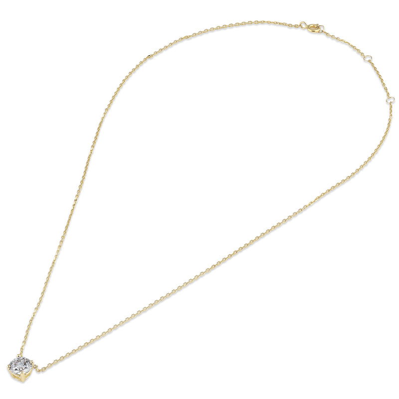 14K Gold 1 1/2 ct. Lab Grown Diamond Necklace