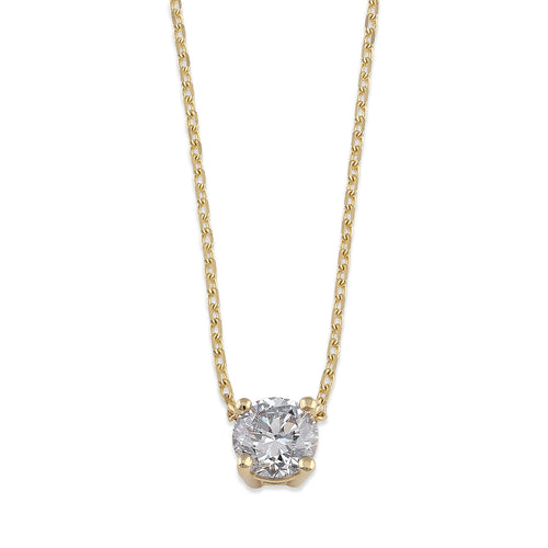 14K Gold 1/2 ct. Lab Grown Diamond Necklace