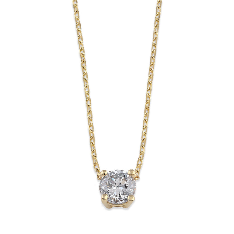 14K Gold 1/2 ct. Lab Grown Diamond Necklace