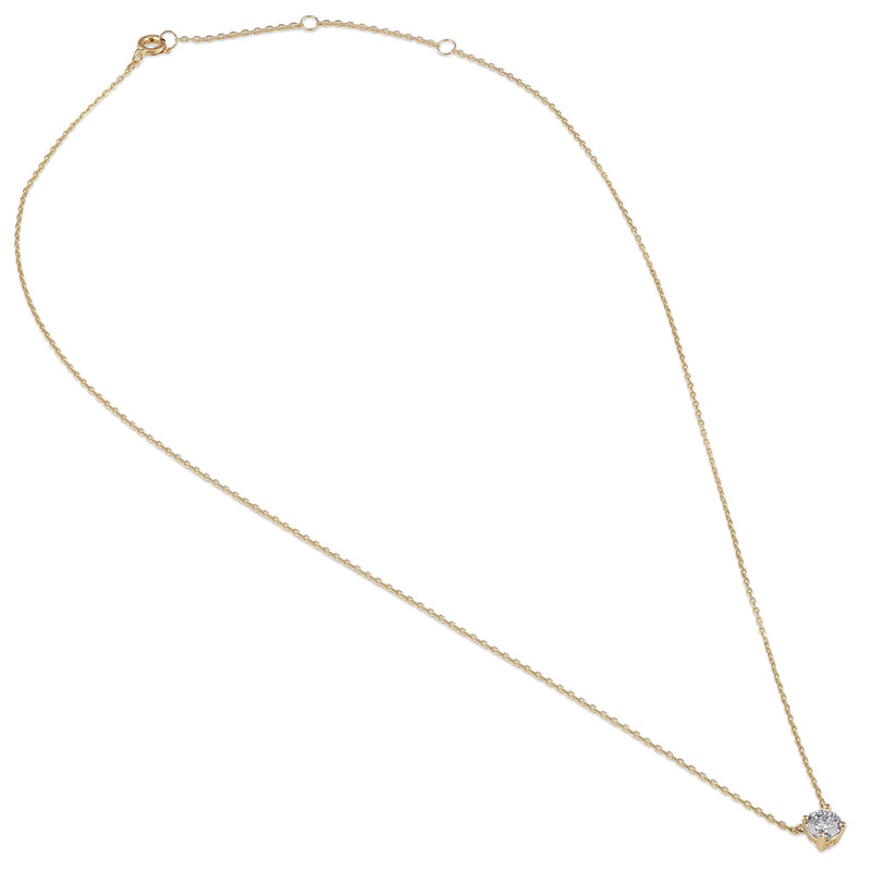 14K Gold 1/2 ct. Lab Grown Diamond Necklace