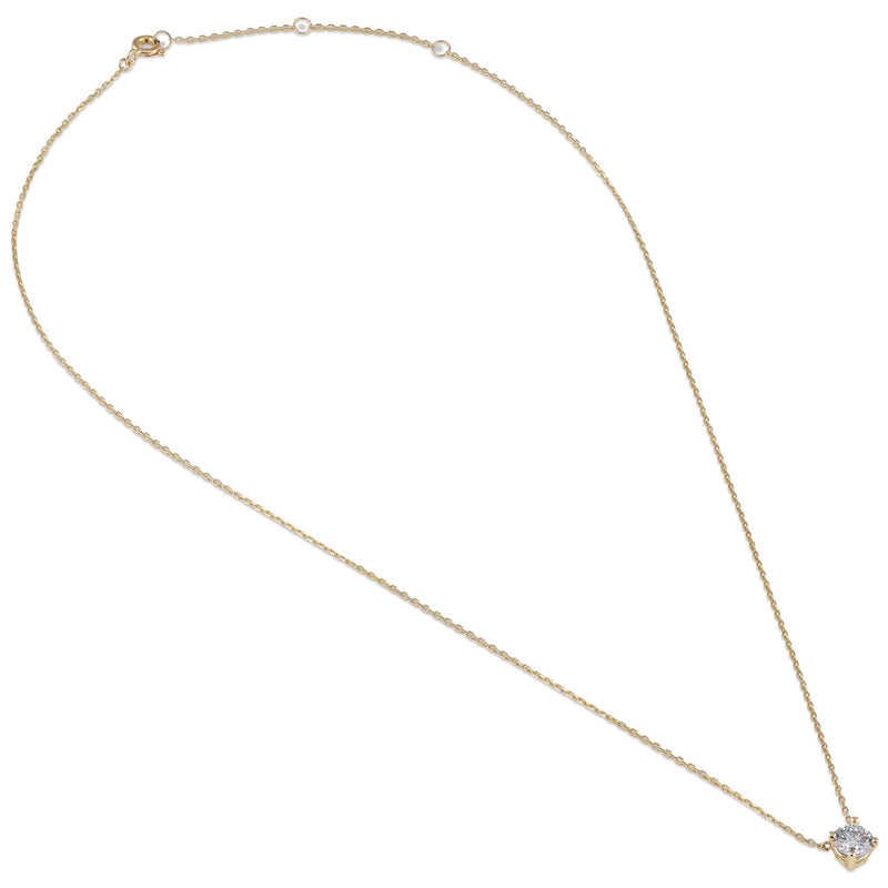 14K Gold 3/4 ct. Lab Grown Diamond Necklace