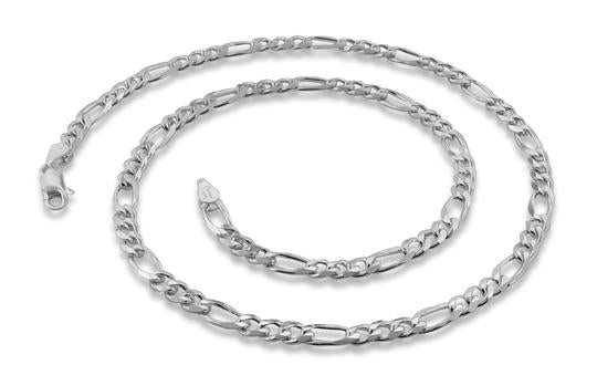 Sterling Silver Figaro Chain 5mm