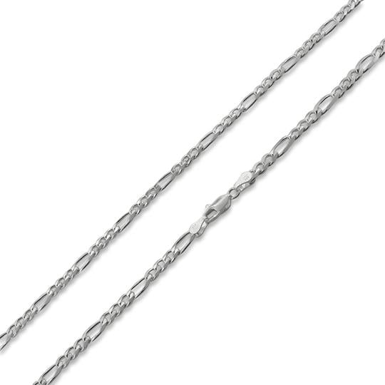 Sterling Silver Figaro Chain 5mm