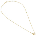 Solid 14K Gold Knotted Heart Necklace