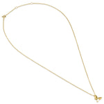 Solid 14K Gold Butterfly Necklace
