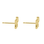 Solid 14K Gold Butterfly Earrings