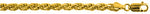 14K Gold Plated Sterling Silver Rope Chain 4MM