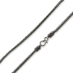 Sterling Silver Round Byzantine Chain Necklace - 4.6MM