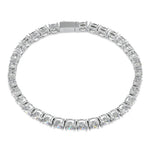 Sterling Silver 5mm Cubic Zirconia Tennis Bracelet