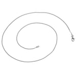 Sterling Silver Curb Chains 1.2MM