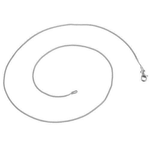 Sterling Silver Curb Chains 1.2MM