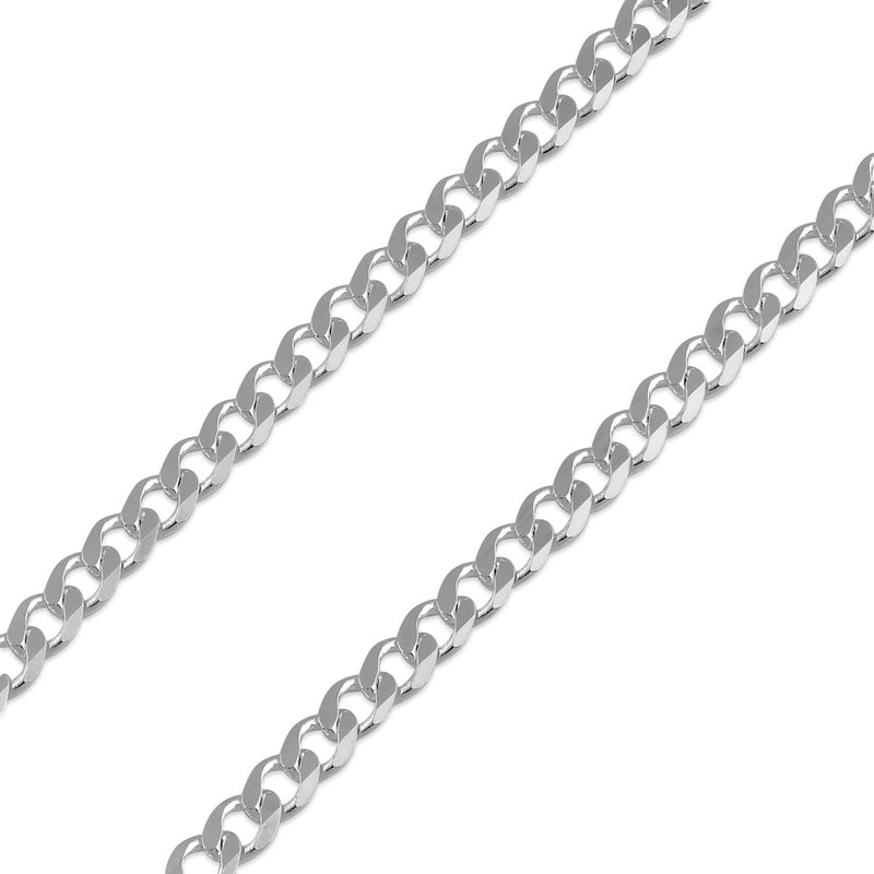 Sterling Silver Curb Chain 4MM