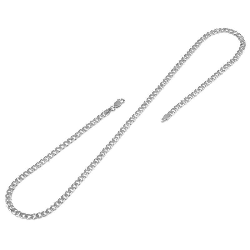 Sterling Silver Curb Chain 4MM