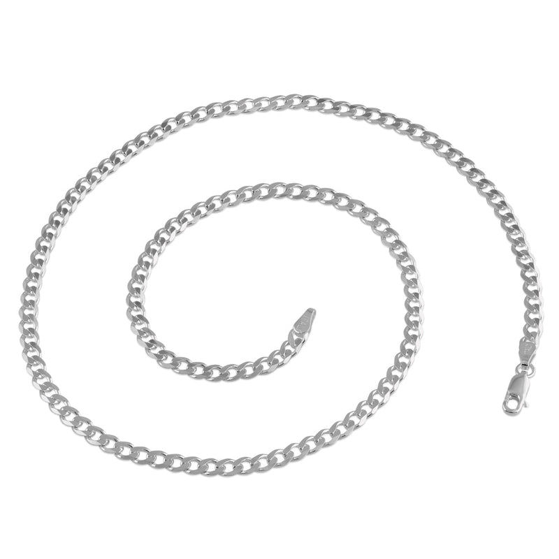 Sterling Silver Curb Chain 4MM