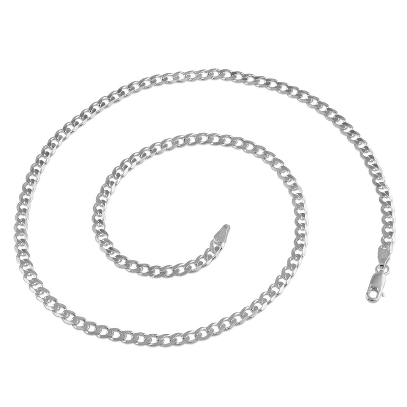 Sterling Silver Curb Chain 3.6MM