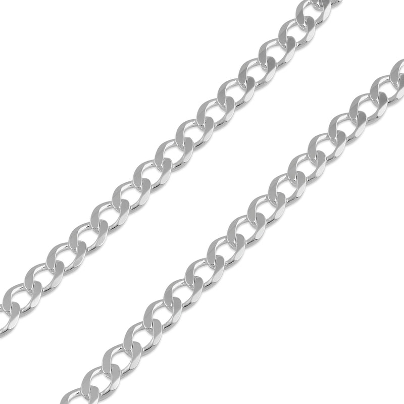 Sterling Silver Curb Chain 4.5MM