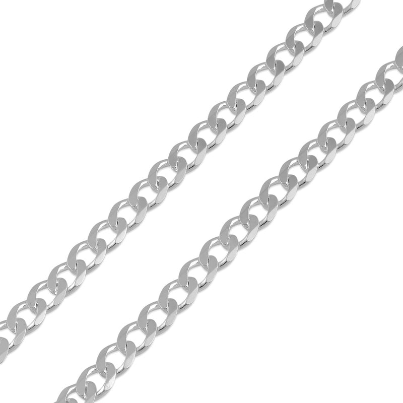 Sterling Silver Curb Chain 6MM