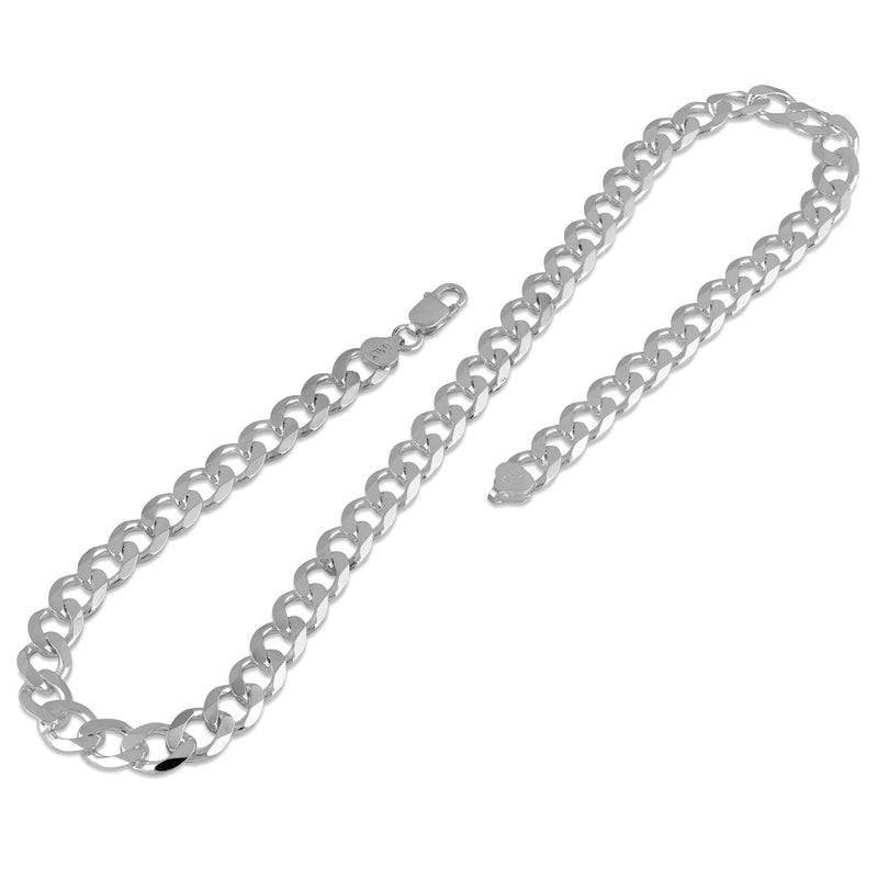 Sterling Silver Curb Chain 9MM