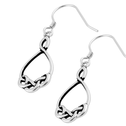 Sterling Silver Celtic Dangling Earrings