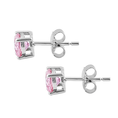 Sterling Silver Pink CZ Set